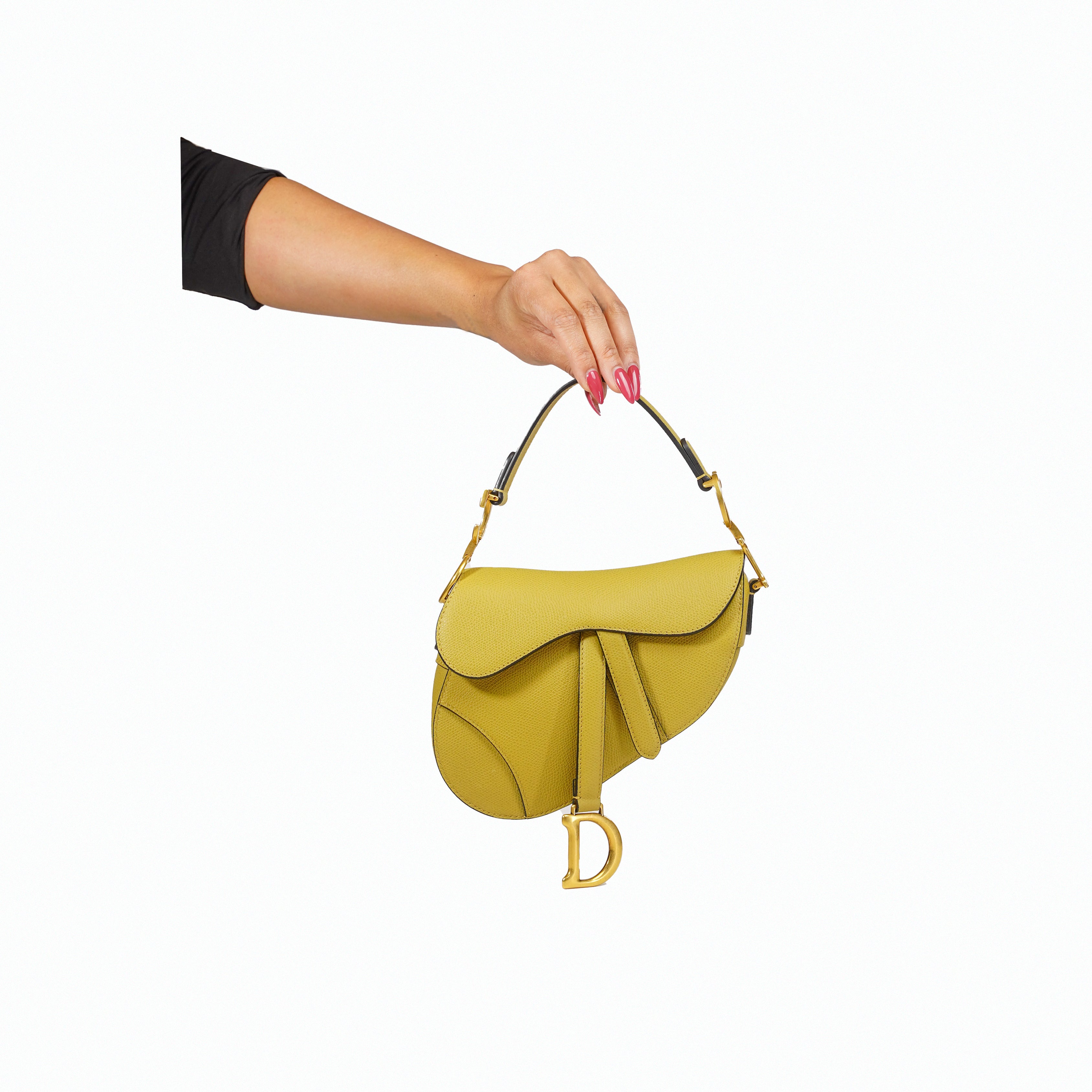 DIOR SADDLE BAG (MUSTARD)