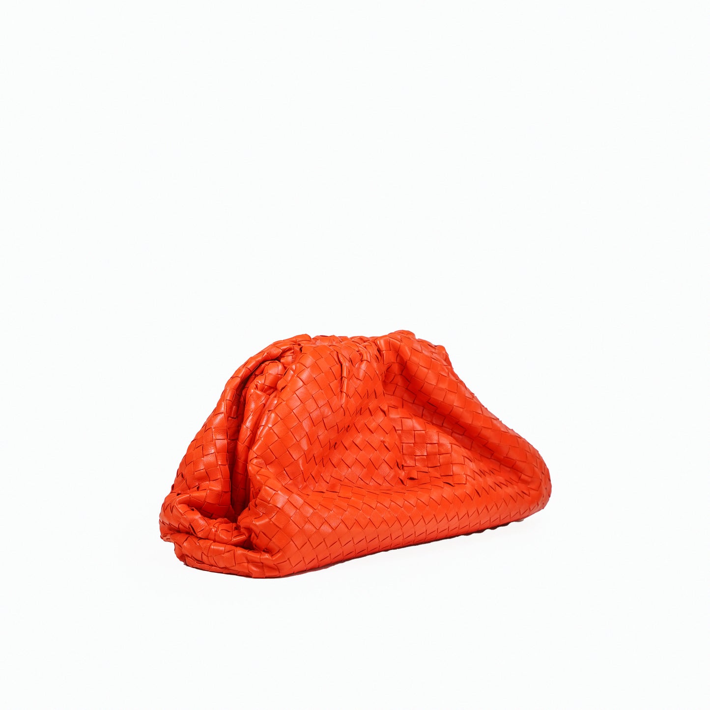 BOTTEGA INTRECCIATO POUCH CLUTCH (RED)