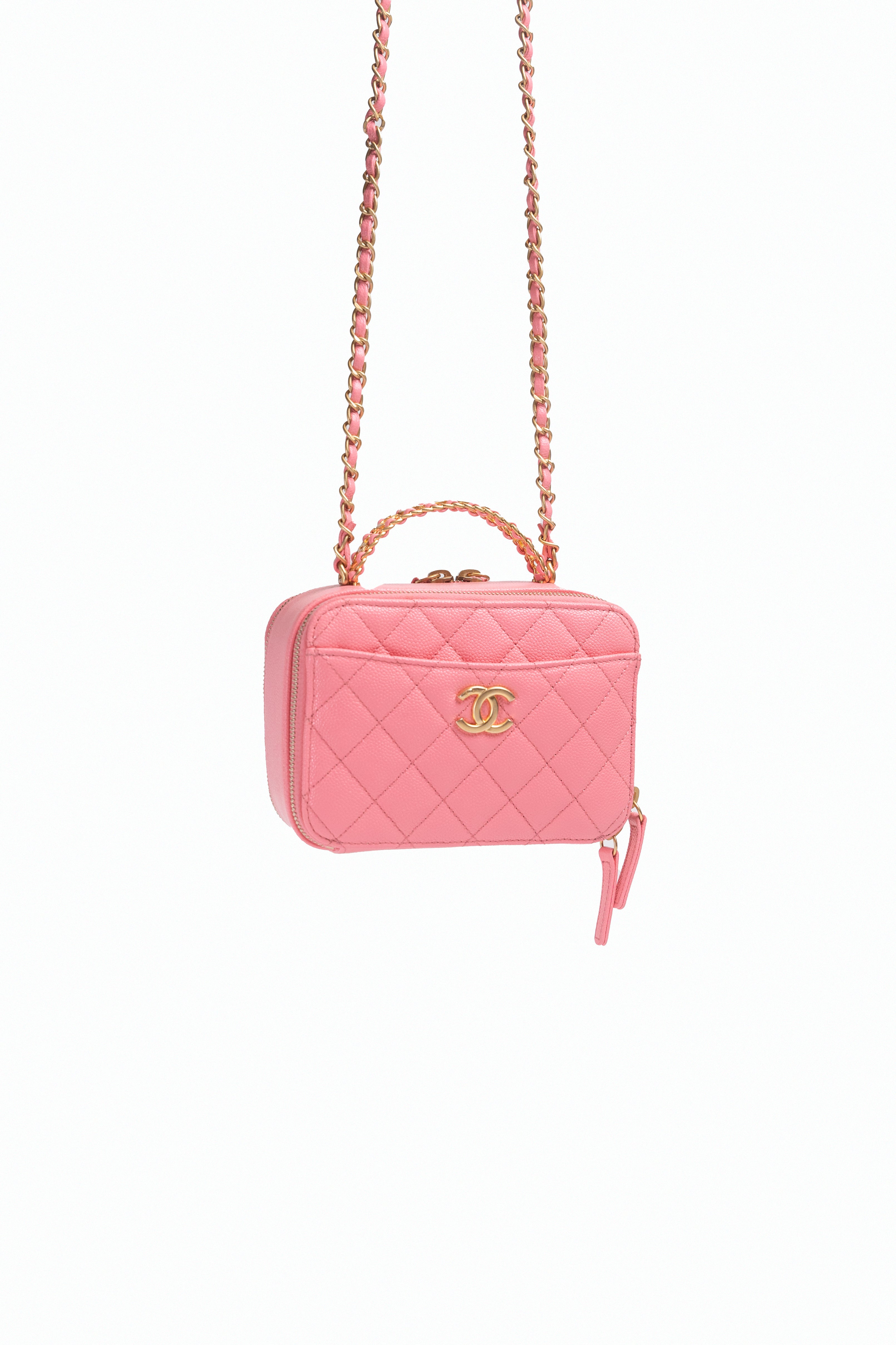 CHANEL CROSSBODY BAG (PINK)